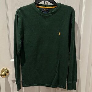Polo by Ralph Lauren green long sleeve shirt size small nwot